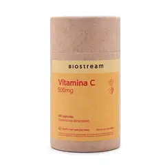 BIOSTREAM - Vitamina C 500mg 120 Cápsulas