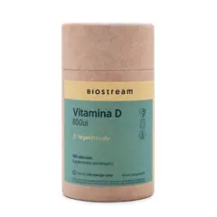 BIOSTREAM - Vitamina D 800ui Vegana 120 Cápsulas