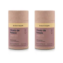 BIOSTREAM - Pack X 2 Citrato De Potasio Vegano 120 Cápsulas