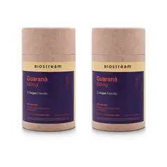 BIOSTREAM - Pack X 2 Guaraná 500mg Vegano 120 Cápsulas