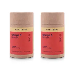 BIOSTREAM - Pack X 2 Omega 3 1000mg Epa + Dha 90 Cápsulas Blandas