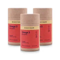 BIOSTREAM - Pack X 3 Omega 3 1000mg Epa + Dha 90 Cápsulas Blandas