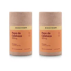 BIOSTREAM - Pack X 2 Pepa De Calabaza 800mg 90 Cápsulas