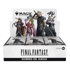 WIZARDS OF THE COAST - MTG Final Fantasy- Caja de Sobres de Juego Español Display