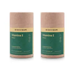 BIOSTREAM - Pack X 2 Vitamina E 400ui 120 Cápsulas