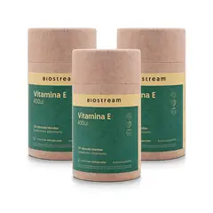 BIOSTREAM - Pack X 3 Vitamina E 400ui 120 Cápsulas