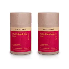 BIOSTREAM - Pack X 2 Multivitamínico Para Mujeres 120 Cápsulas Blandas
