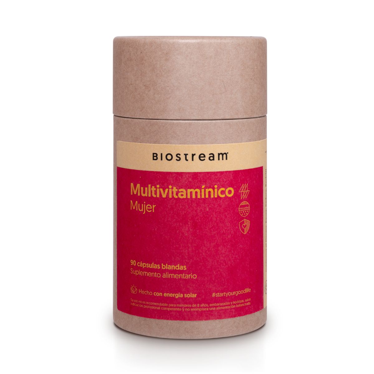 BIOSTREAM - Pack X 2 Multivitamínico Para Mujeres 120 Cápsulas Blandas Biostream