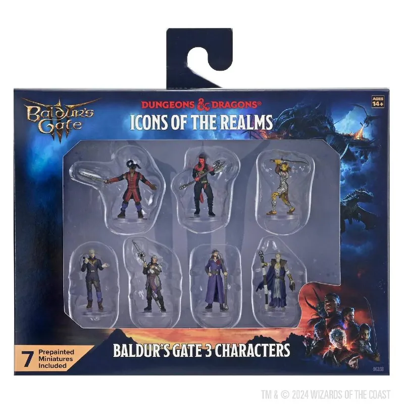 WIZARDS OF THE COAST - D&D Icons of the Realms: Baldur's Gate 3 Character Boxed Set