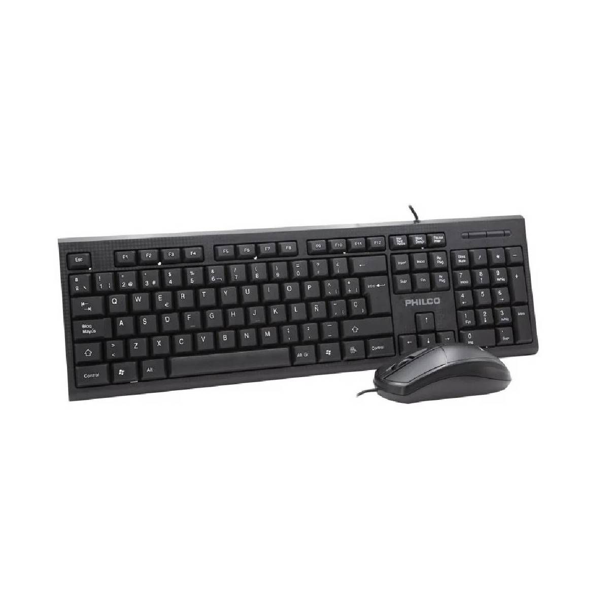 PHILCO - KIT COMBO Teclado y Mouse Philco K4500
