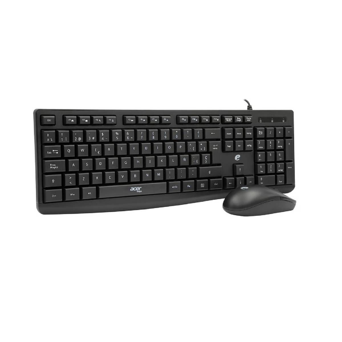 ACER - COMBO TECLADO + MOUSE ACER NEGRO K040