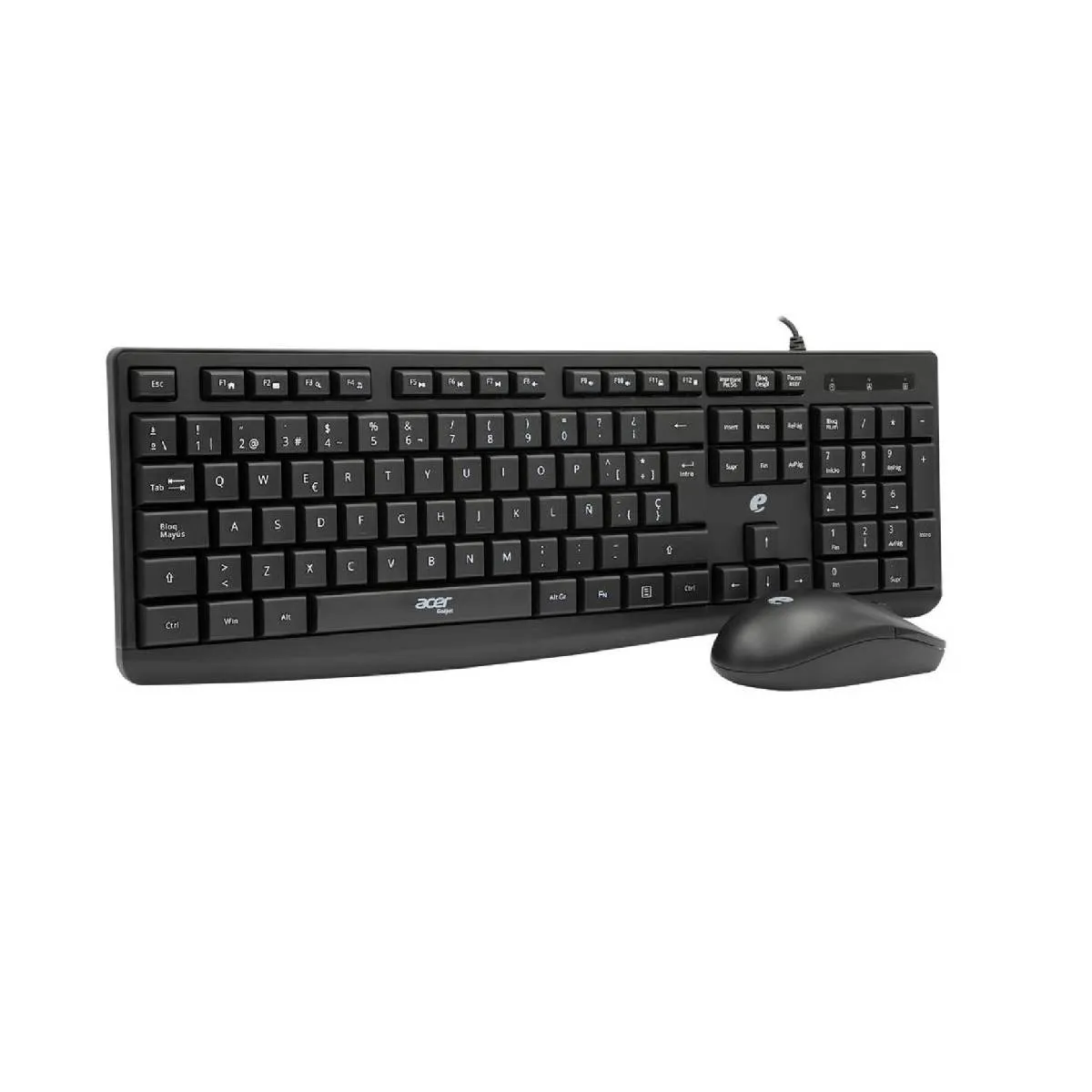 ACER - COMBO TECLADO + MOUSE ACER NEGRO K040