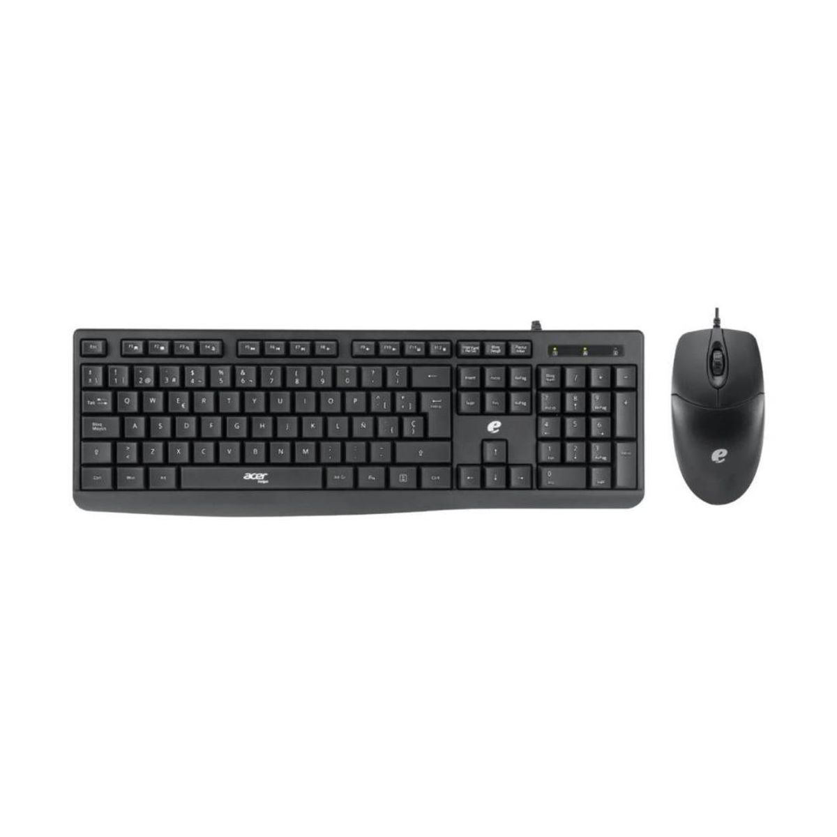 ACER - COMBO TECLADO + MOUSE ACER NEGRO K040