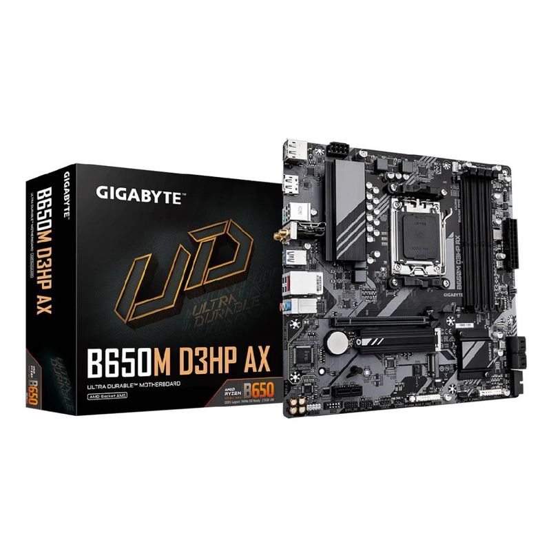 GIGABYTE - Placa Madre Gigabyte B650M D3HP AX AM5 DDR5