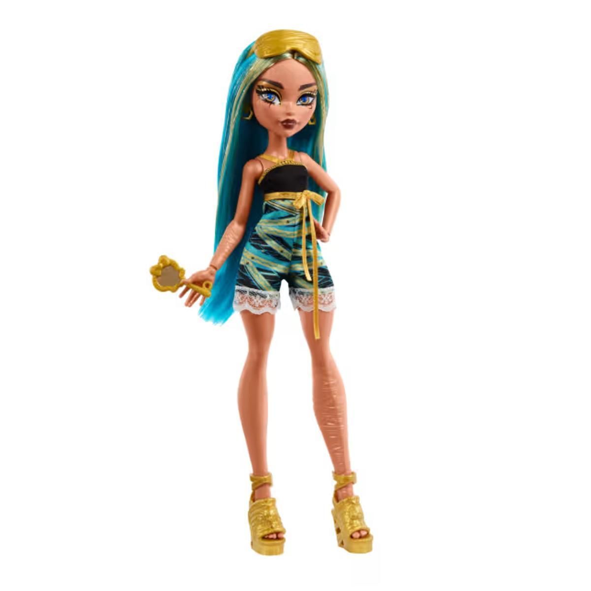 MONSTER HIGH - Muñeca Monster High pijama Cleo Denile con accesorios