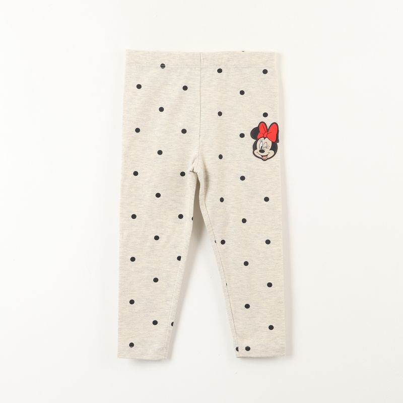 DISNEY - Calza Flare Niña Minnie Puntos Gris Disney