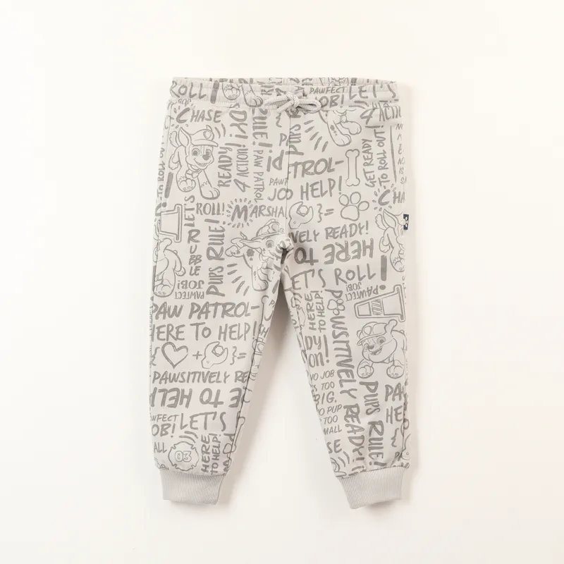 PAW PATROL - Pantalon De Buzo Niño Rubble Y Marshall Beige Paw Patrol