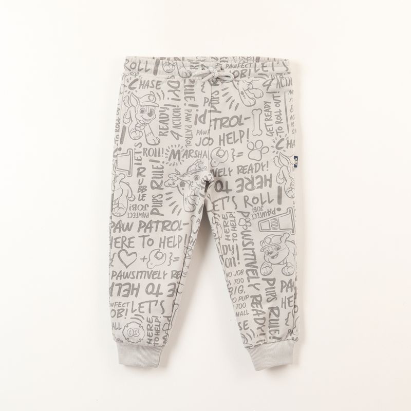 PAW PATROL - Pantalon De Buzo Niño Rubble Y Marshall Beige Paw Patrol