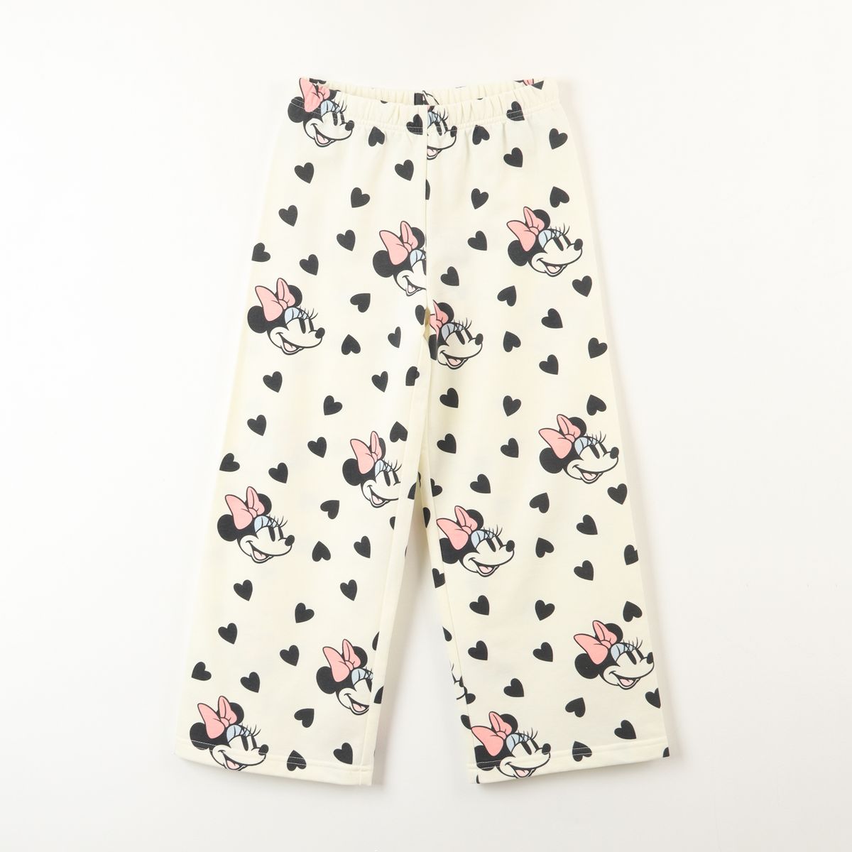 DISNEY - Pantalon Palazzo De Buzo Niña Minnie Love Beige Disney
