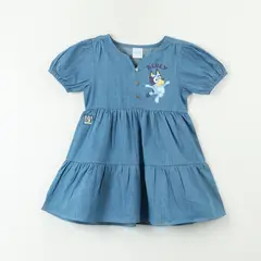 BLUEY - Vestido Niña Denim Cute Azul