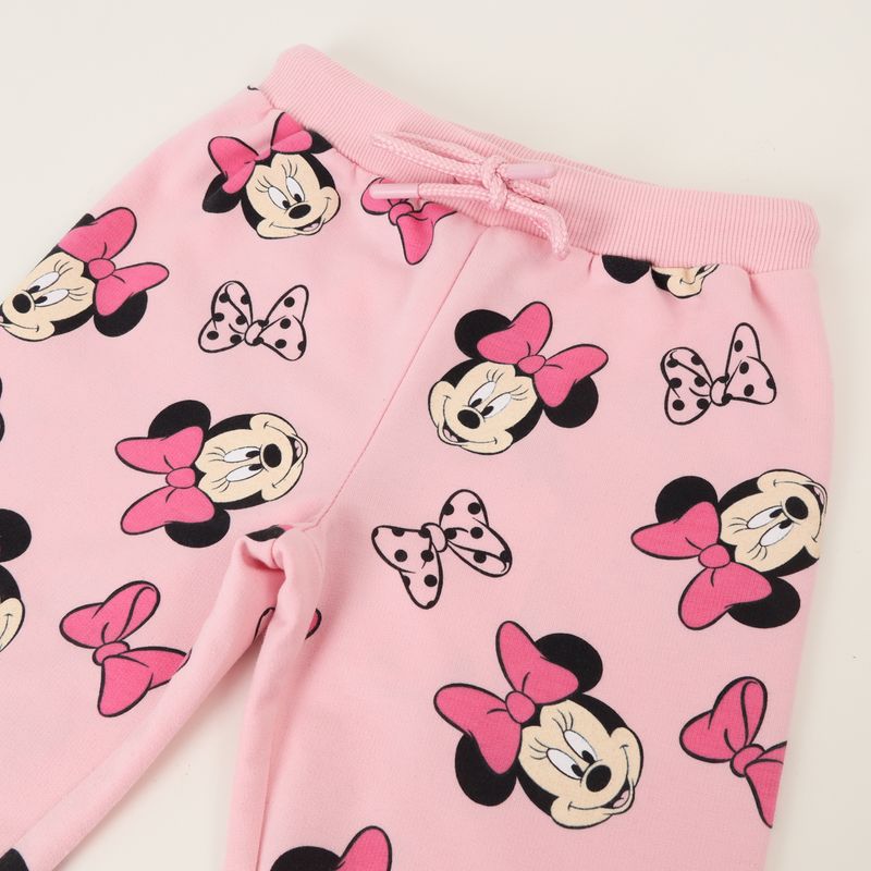 DISNEY - Pantalon De Buzo Niña Minnie Lazo Rosado Disney