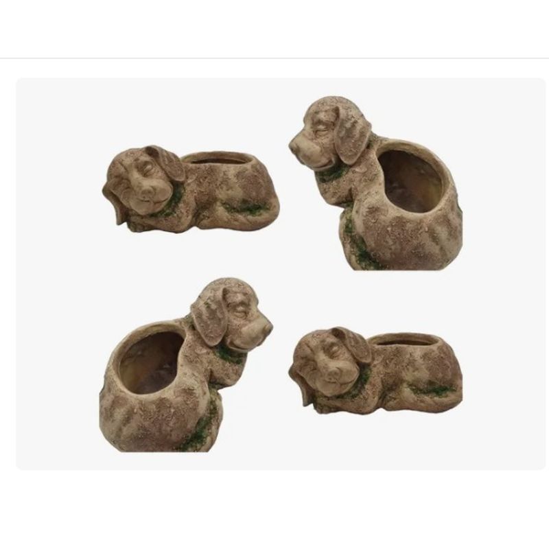 GENERICO - Maceta  de Figura Perro Adorable. Unidad