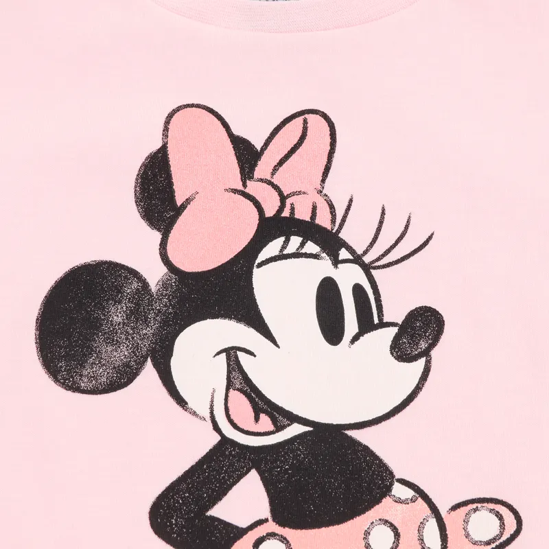 DISNEY - Polera Manga Corta Niña Minnie Classic Print Rosado Disney