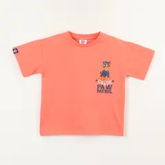PAW PATROL - Polera Manga Corta Niño Chase Stars Naranjo