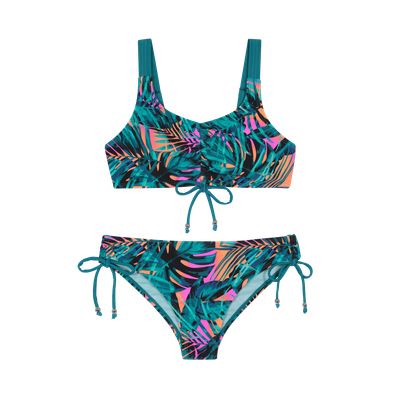 Imagen 2 del producto Traje de Baño Niña Teens Bikini UV50 AOP Negro - Negro