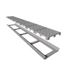 NO LOGO - Desagüe Elleve Infinity Oculto de 130 cm para Exterior