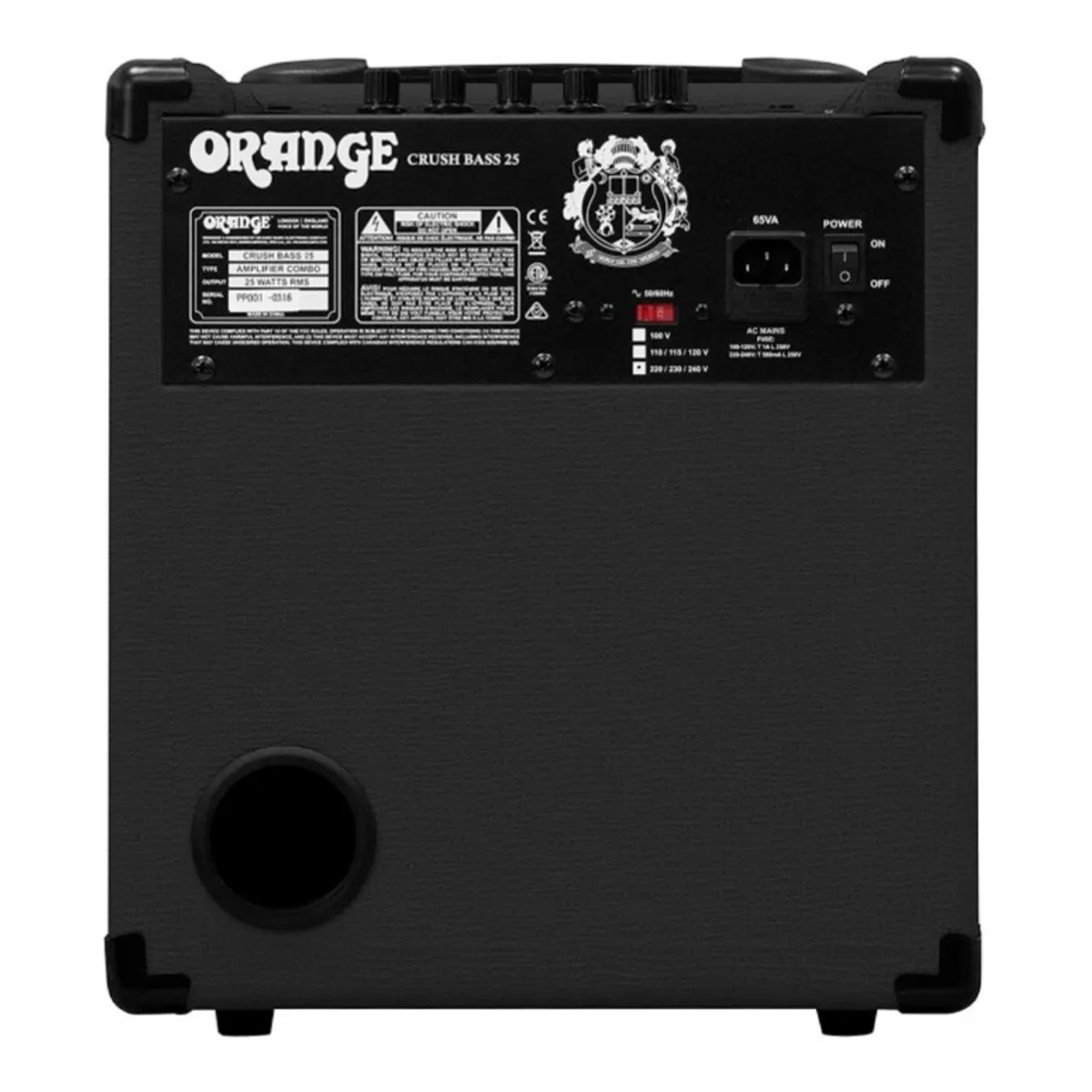 ORANGE - Combo Amplificador De Bajo Orange Crush Bass 25 BK