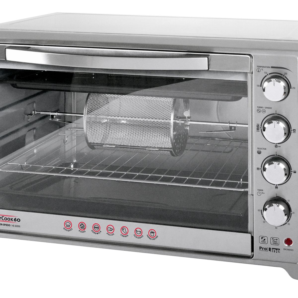 SINDELEN - Horno Electrico Sindelen He-600in 60lts 2000w