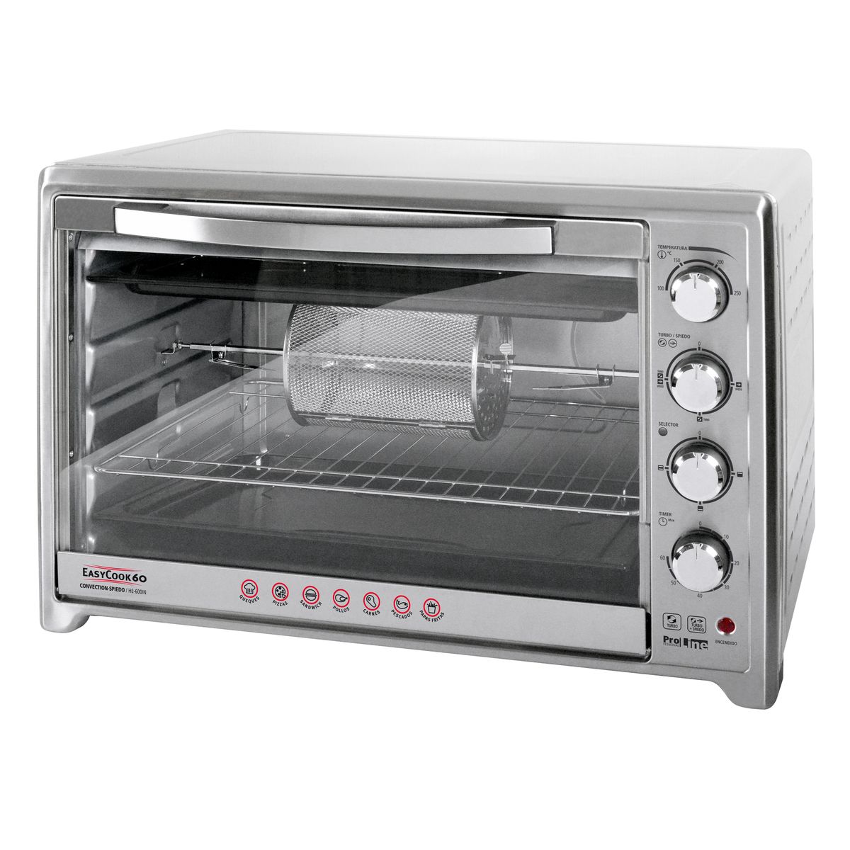 SINDELEN - Horno Electrico Sindelen He-600in 60lts 2000w