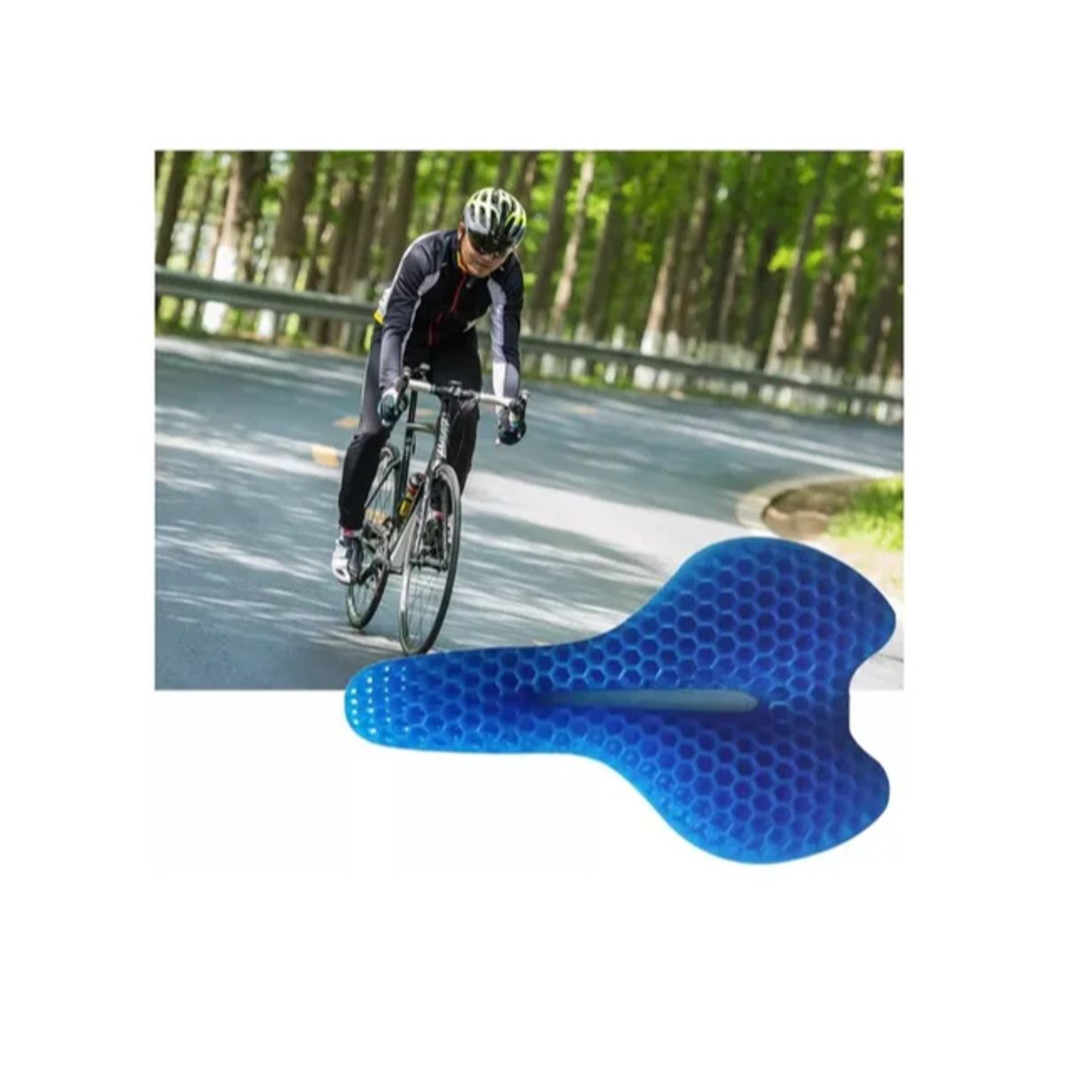GENERICO - Asiento Para Bicicleta Sillin Bicicleta Ruta Gel Acolchonado