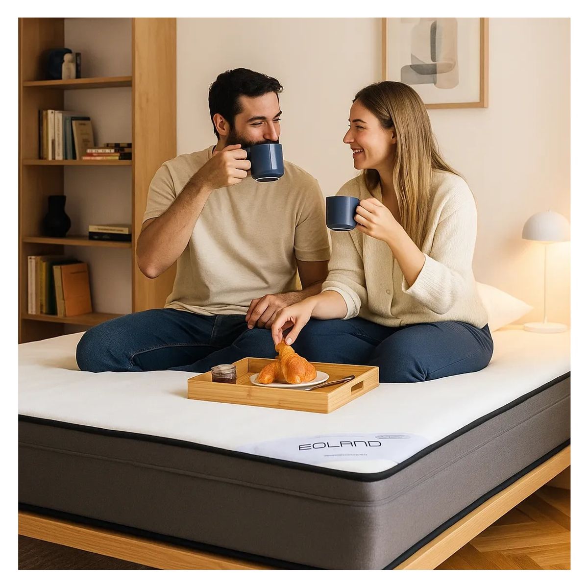 GENERICO - Colchon 1 Plaza Super Premium 105x190x22cm