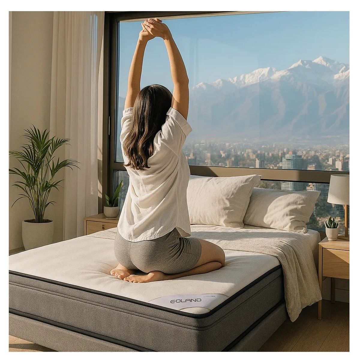 GENERICO - Colchon 1 Plaza Super Premium 105x190x22cm