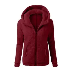 MPROPIA - Polerón Polar Corderito, Peludo Mujer Invierno, Colores 999