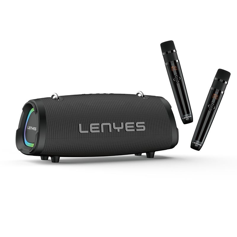 LENYES - Parlante Karaoke Bluetooth Lenyes S872 160W IPX6 con Luces
