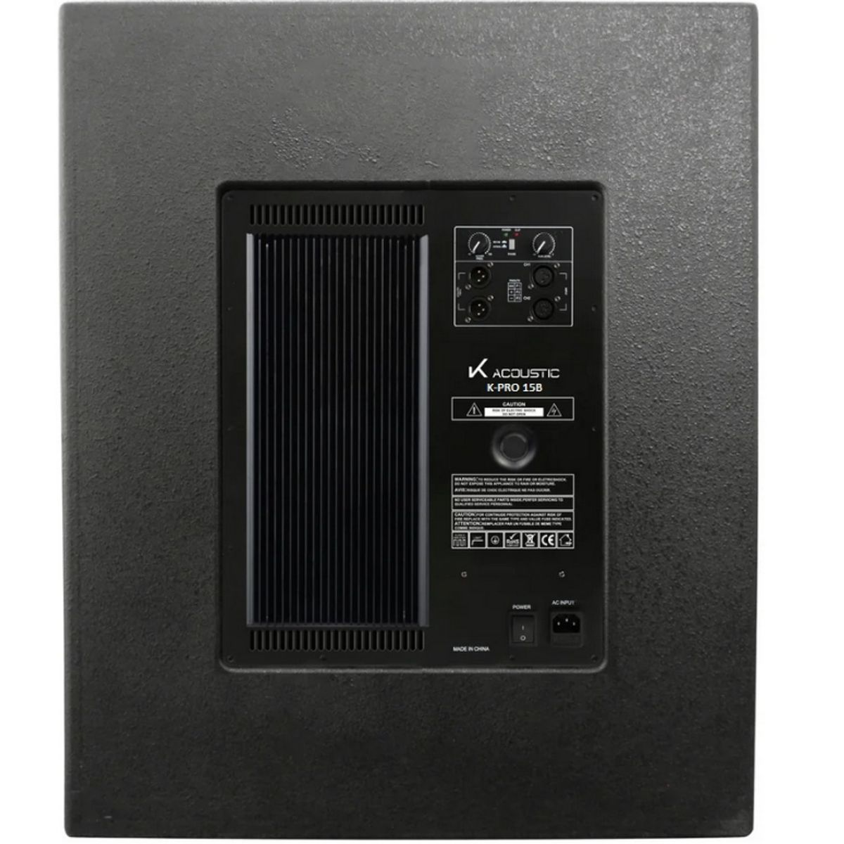 GENERICO - Subwoofer Activo 15 Pulgadas K - Acoustic K-PRO 15B