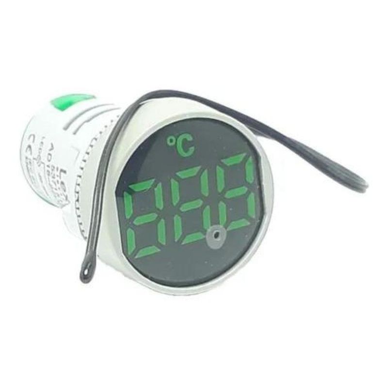 LEXO - Luz Piloto Verde Led Con Termóm -25°c A +100°c 60-380v Lexo