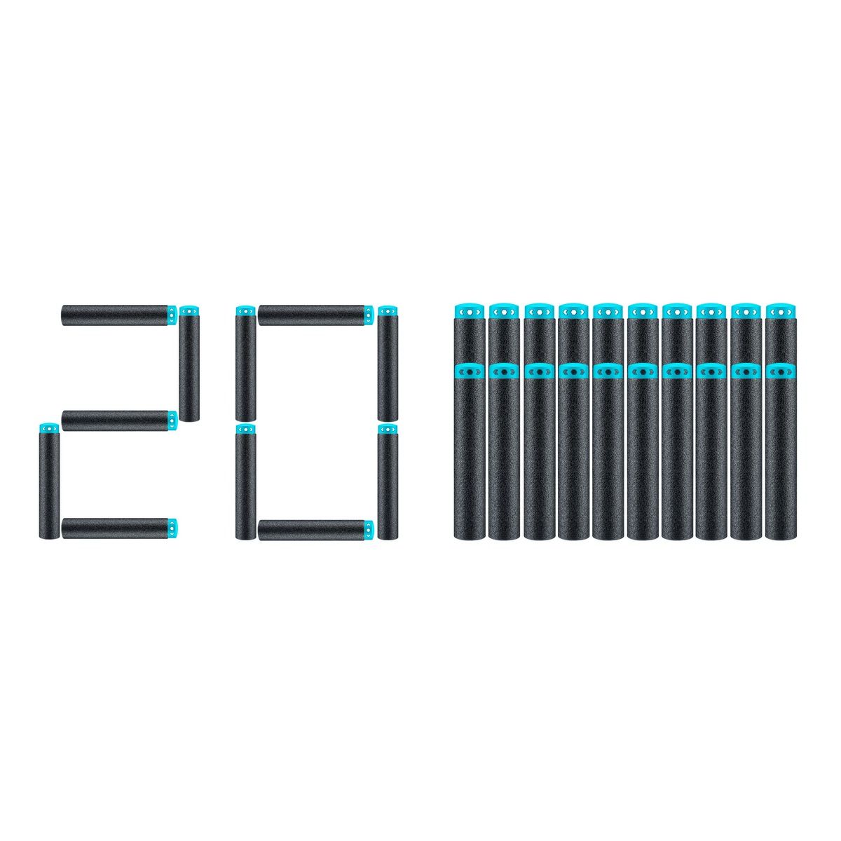 ANSALDO - Lanzadores dardos X SHOT pack 20 dardos