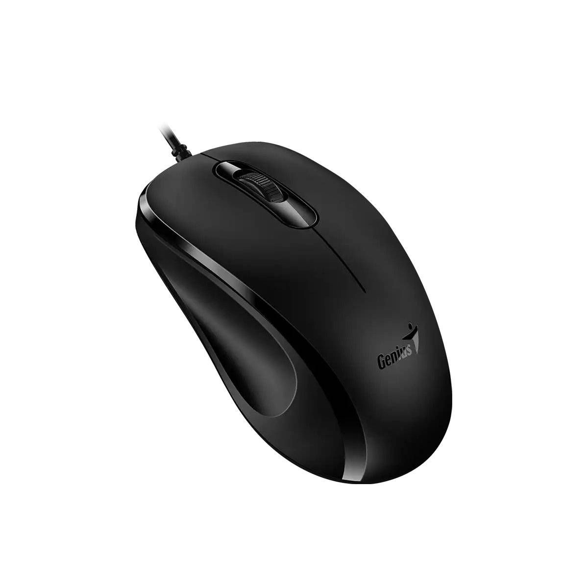 GENIUS - Mouse alámbrico Genius DX-101 conexión USB Negro Precisión diaria