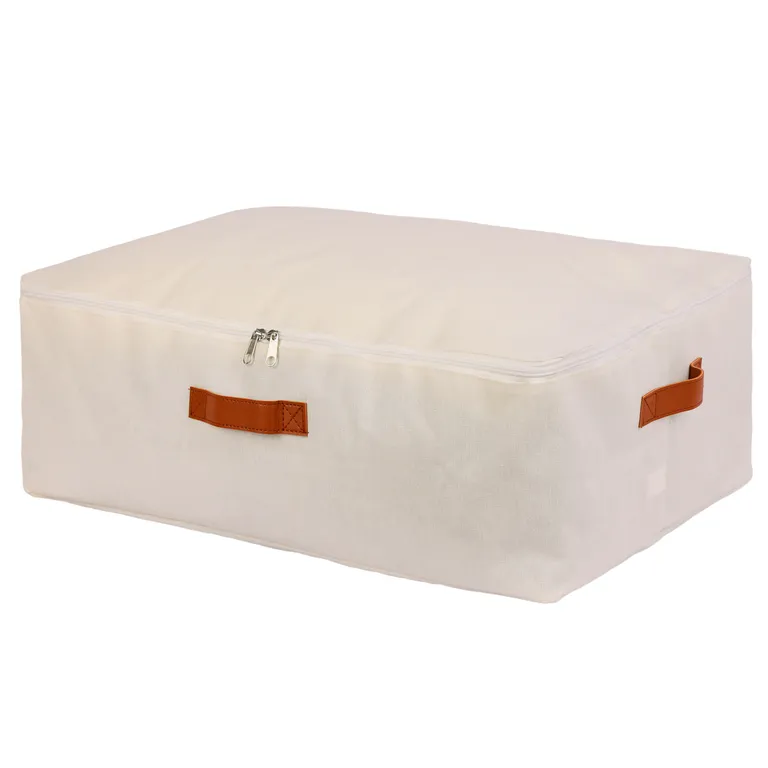 Bolsa Organizadora Underbed Bajo Cama De Lino