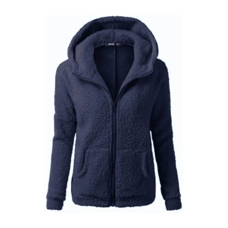 MPROPIA - Polerón Polar Corderito, Peludo Mujer Invierno, Colores 999