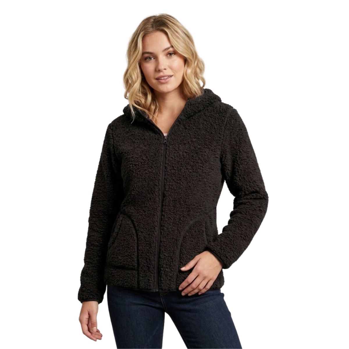 LIKE SHOP - Polerón Polar Corderito, Peludo Mujer Invierno, Colores 999