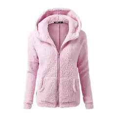 LOOK SHOP - Polerón Polar Corderito, Peludo Mujer Invierno, Colores 999