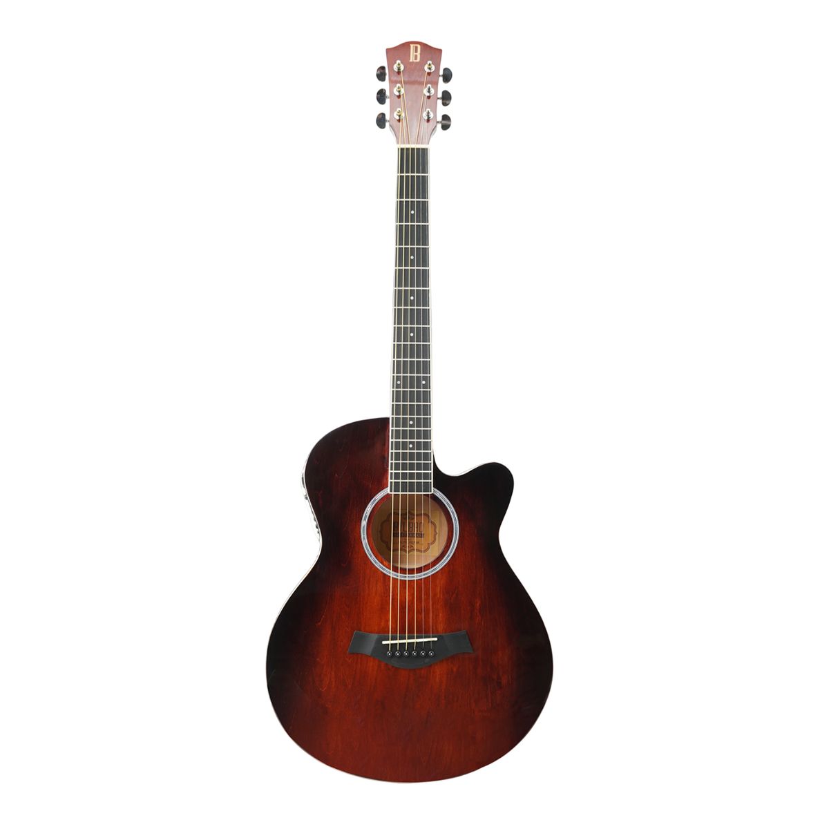 BILBAO - Guitarra Eq cuerd met 40" Bands Glossy BIL-404-EQ-FLM Bilbao