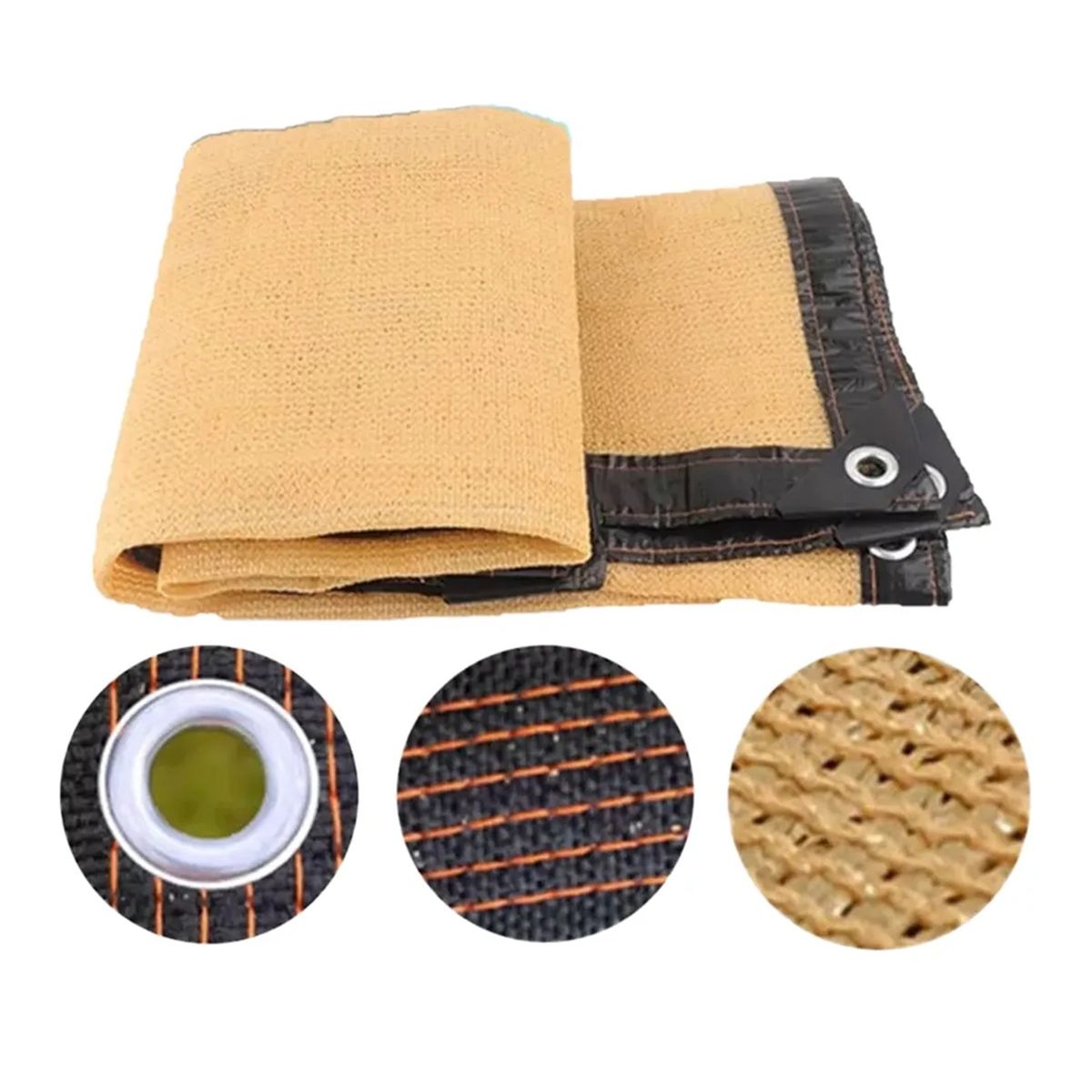 GENERICO - Toldo Rectangular 5x5 Sombra Cubierta Jardin Terraza