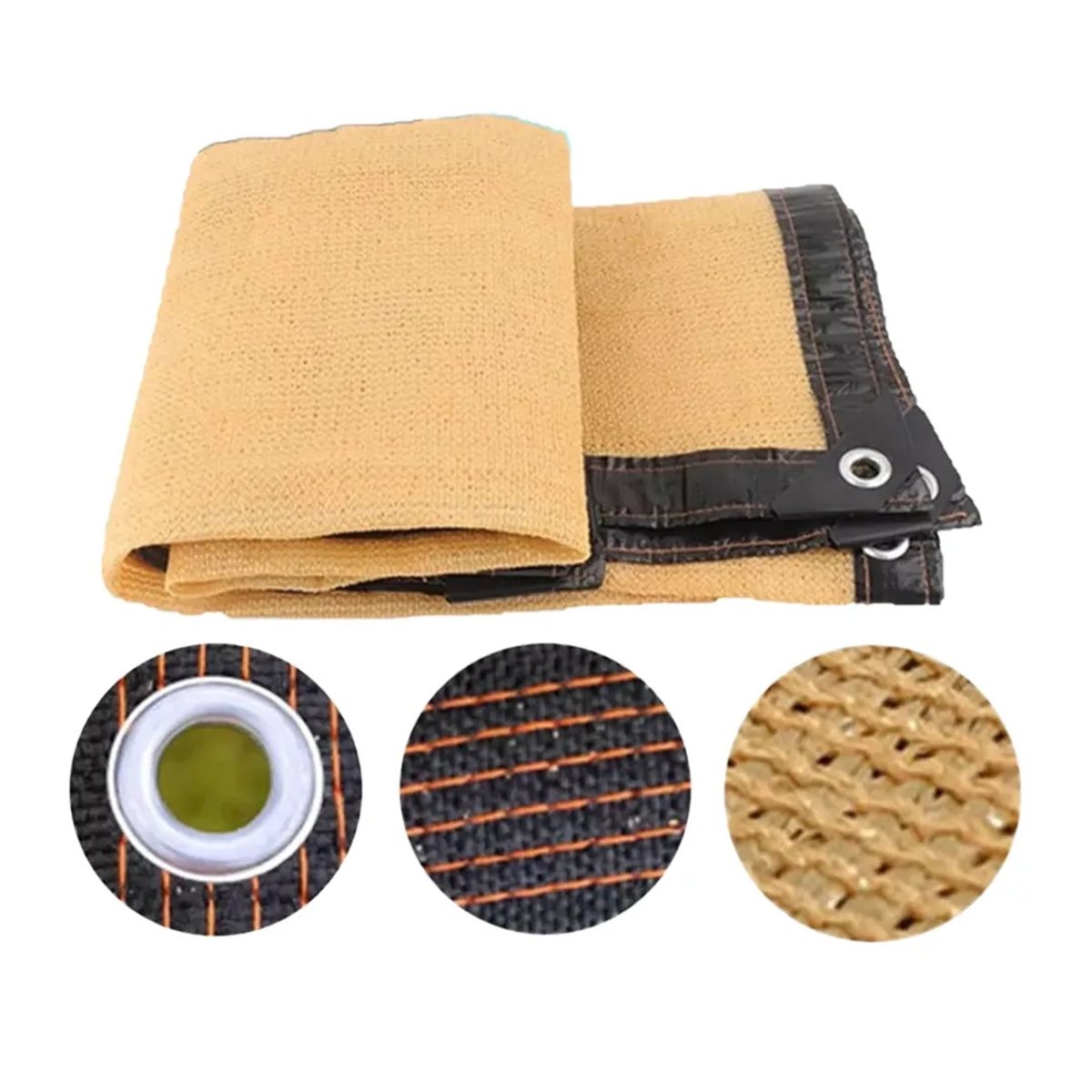 GENERICO - Toldo Rectangular 5x5 Sombra Cubierta Jardin Terraza