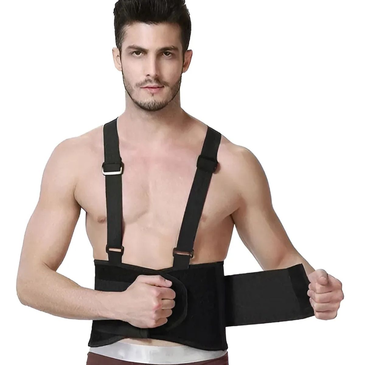 GENERICO - Faja Lumbar Espalda Protección De Carga Faja Seguridad Peso